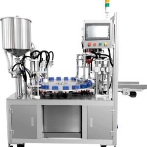 Automatic double-head liquid &cream rotary filling machine