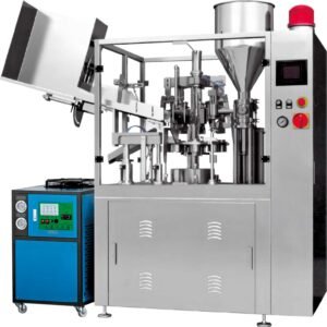Hose filling and sealing machine