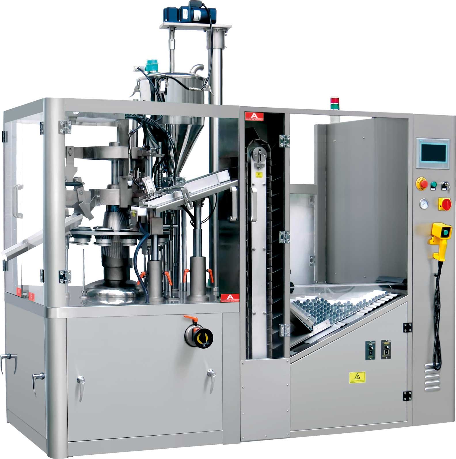 Automatic high speed soft tubefilling sealing machine