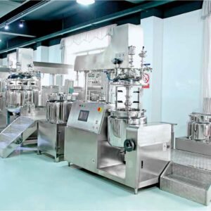 Customized hydraulic liftingvacuum emulsifying mixer