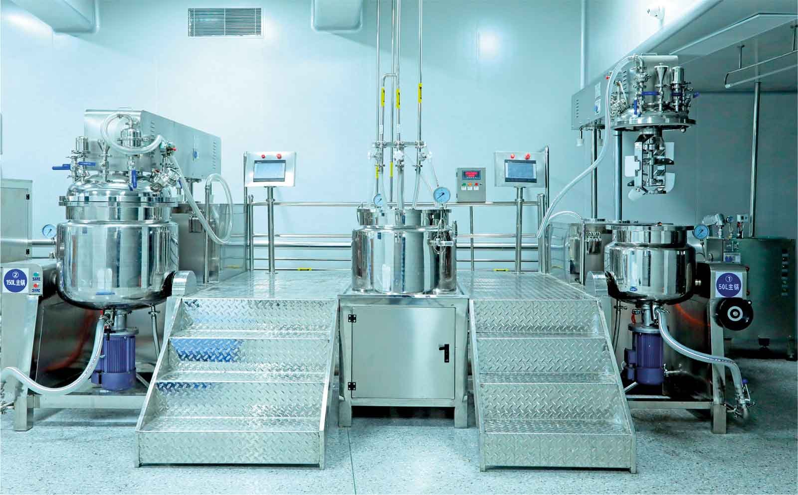 Customized hydraulic liftingvacuum emulsifying mixer - Image 4